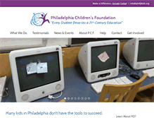 Tablet Screenshot of phillykids.org